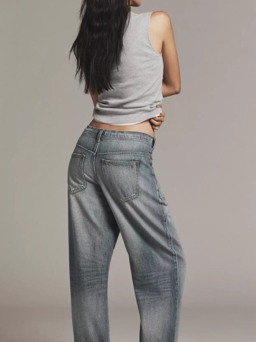 Pilcro Jenna Mid-Rise Relaxed Jeans